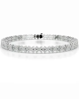 2.5 TCW Round Lab Grown Diamond Tennis Bracelet